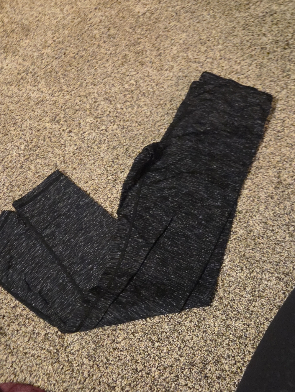 90 Degree By Reflex Black Heather Girls' Active Leggings